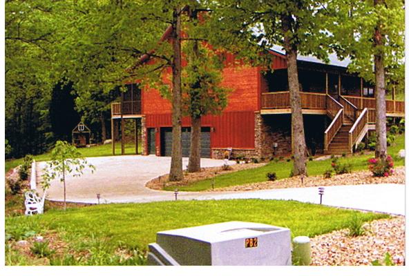 Concrete driveway installed by Crescostone at a residential property in Sevierville Tennessee